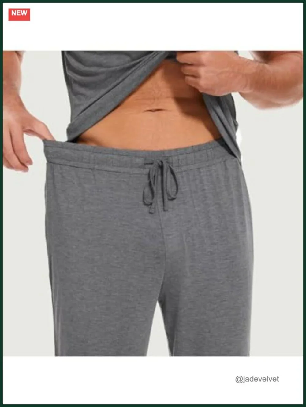 Bamboo Viscose Men's Short Sleeve Pajama Set Soft Lounge Set
